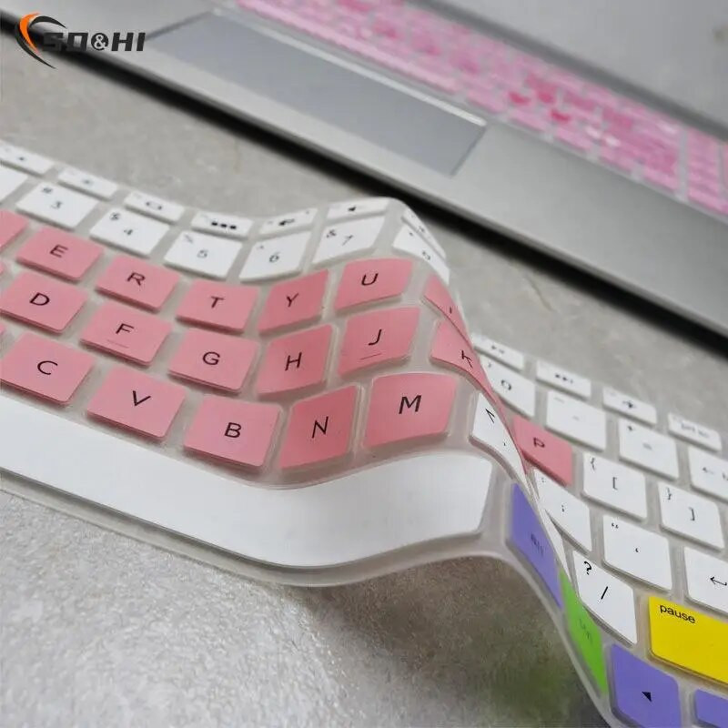 Προστατευτική μεμβράνη καλύμματος πληκτρολογίου φορητού υπολογιστή φορητού υπολογιστή 15,6 ιντσών σιλικόνης για HP Pavilion 250 G8 G7 G6 250 G7 255 G7 G6 256 G6 258 G7