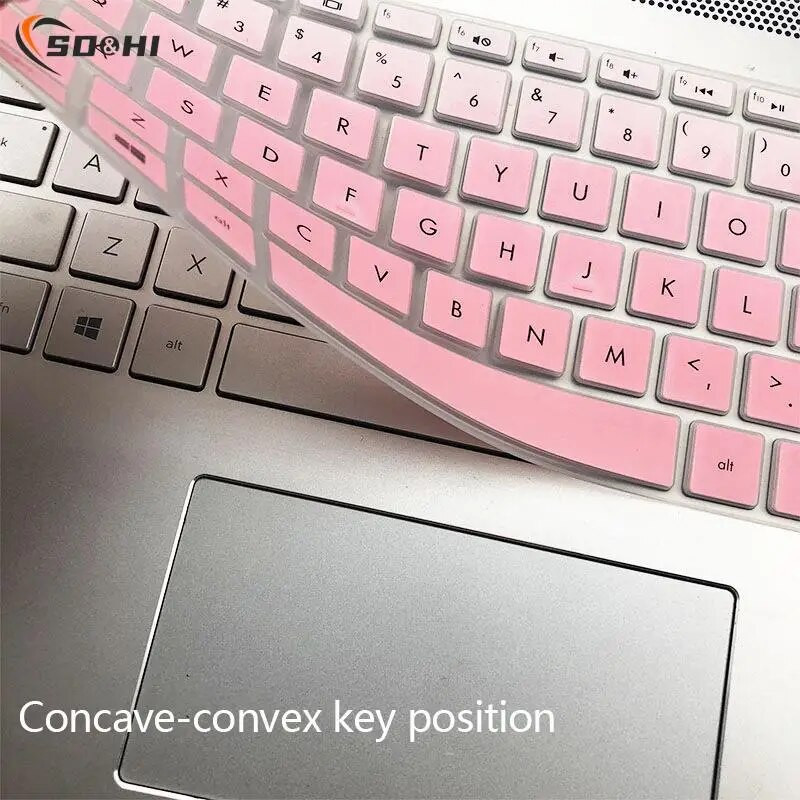 Προστατευτική μεμβράνη καλύμματος πληκτρολογίου φορητού υπολογιστή φορητού υπολογιστή 15,6 ιντσών σιλικόνης για HP Pavilion 250 G8 G7 G6 250 G7 255 G7 G6 256 G6 258 G7