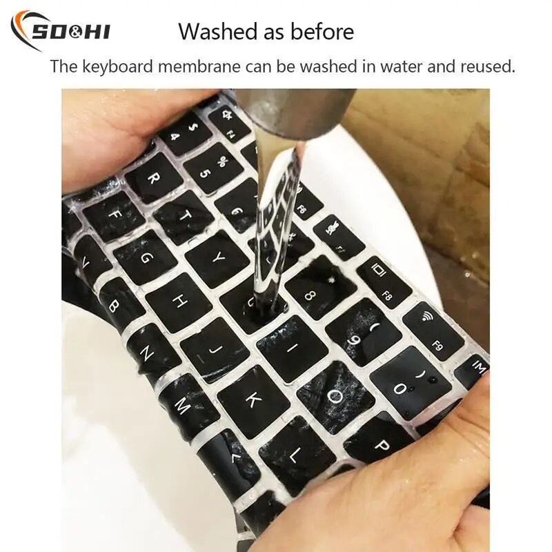 Προστατευτική μεμβράνη καλύμματος πληκτρολογίου φορητού υπολογιστή φορητού υπολογιστή 15,6 ιντσών σιλικόνης για HP Pavilion 250 G8 G7 G6 250 G7 255 G7 G6 256 G6 258 G7