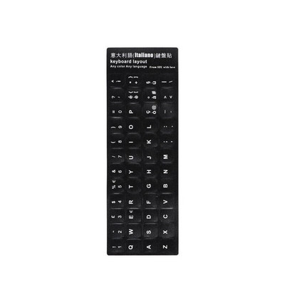 Engleză Rusă Coreeană Spaniolă Italiano Limba Tastatură Litere Autocolante Alfabet Impermeabil Durabil Layout Buton Autocolant