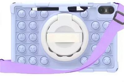 Push Bubble Case priekš Teclast T40 Air 2023 10,4 collu planšetdatora aizsargvāciņš T40Air 10,4 collu apvalka rotējošs statīvs Triecienizturīgs Funda