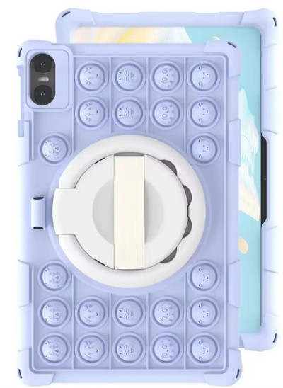 Push Bubble Case priekš Teclast T40 Air 2023 10,4 collu planšetdatora aizsargvāciņš T40Air 10,4 collu apvalka rotējošs statīvs Triecienizturīgs Funda