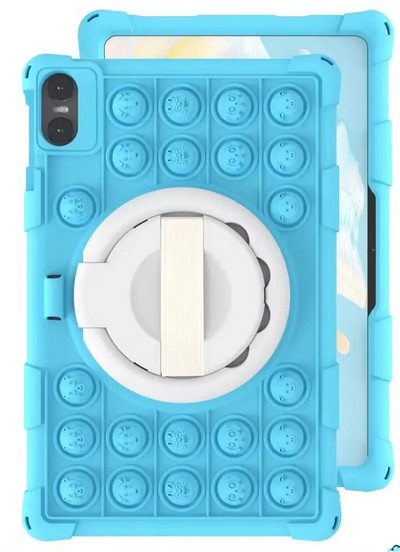 Push Bubble Case priekš Teclast T40 Air 2023 10,4 collu planšetdatora aizsargvāciņš T40Air 10,4 collu apvalka rotējošs statīvs Triecienizturīgs Funda
