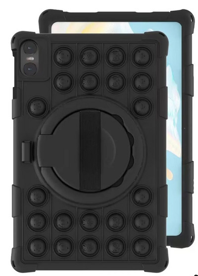 Push Bubble Case priekš Teclast T40 Air 2023 10,4 collu planšetdatora aizsargvāciņš T40Air 10,4 collu apvalka rotējošs statīvs Triecienizturīgs Funda