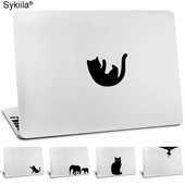 Autocolant de vinil pentru apple macbook air 11 13 inch pentru Mac Pro Retina 13 15 husă de piei Glow Black decal Pisica Maimuță lup Touch