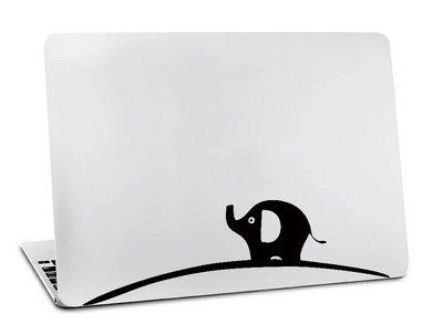 Autocolant de vinil pentru apple macbook air 11 13 inch pentru Mac Pro Retina 13 15 husă de piei Glow Black decal Pisica Maimuță lup Touch