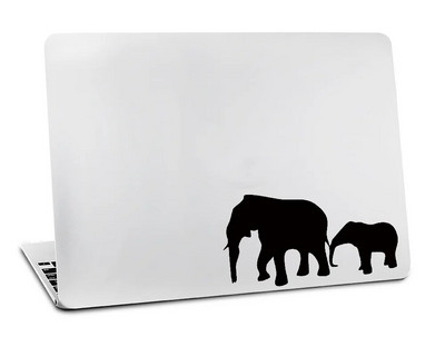 Autocolant de vinil pentru apple macbook air 11 13 inch pentru Mac Pro Retina 13 15 husă de piei Glow Black decal Pisica Maimuță lup Touch