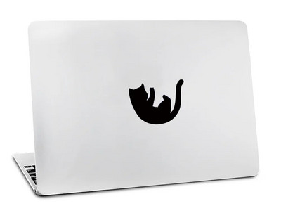 Autocolant de vinil pentru apple macbook air 11 13 inch pentru Mac Pro Retina 13 15 husă de piei Glow Black decal Pisica Maimuță lup Touch