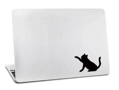 Autocolant de vinil pentru apple macbook air 11 13 inch pentru Mac Pro Retina 13 15 husă de piei Glow Black decal Pisica Maimuță lup Touch