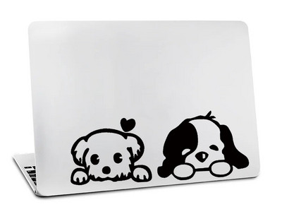 Autocolant de vinil pentru apple macbook air 11 13 inch pentru Mac Pro Retina 13 15 husă de piei Glow Black decal Pisica Maimuță lup Touch