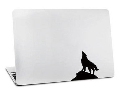 Autocolant de vinil pentru apple macbook air 11 13 inch pentru Mac Pro Retina 13 15 husă de piei Glow Black decal Pisica Maimuță lup Touch