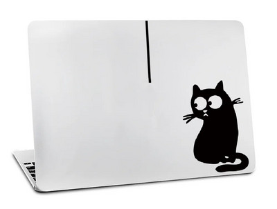 Autocolant de vinil pentru apple macbook air 11 13 inch pentru Mac Pro Retina 13 15 husă de piei Glow Black decal Pisica Maimuță lup Touch