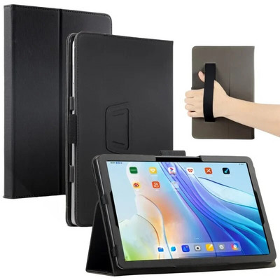 За Doogee T20S T20 S 10.4" Tablet PC PU кожен магнитен калъф Калъф с каишка за ръка