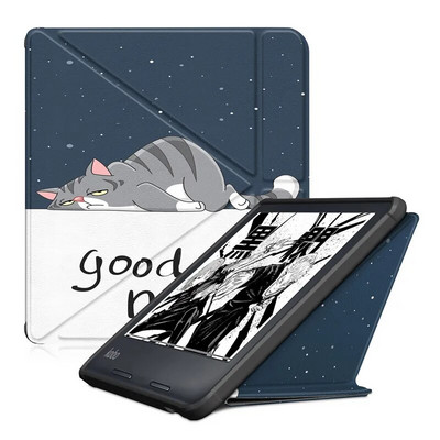 Pentru Kobo Libra2 Husa Libra 2 Funda 7 inch Vopsită la modă magnetică moale TPU eBook pentru Kobo Libra 2 Husă Copii Auto Sleep/Wake