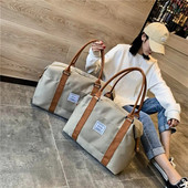 1 gab ceļojumu somas Unisex lielas ietilpības ūdensnecaurlaidīgas rokassomas, pārnēsājamas bagāžas glabāšanai biznesa braucienos