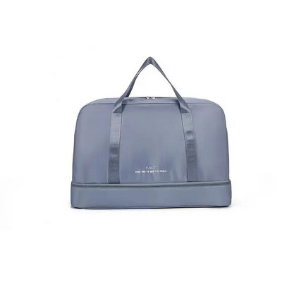 Ταξίδι Αδιάβροχο Duffel Gym Tote Bag Weekender Carry on Overnight για γυναίκες με βρεγμένη τσέπη με μανίκια τρόλεϊ