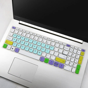 15,6-инчов силиконов капак за клавиатура за преносим компютър Ултратънък протектор за кожа за Lenovo IdeaPad 340C 330C 320 Водоустойчив