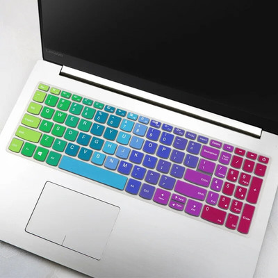Capac pentru tastatură pentru laptop din silicon de 15,6 inchi Protector de piele ultra-subțire pentru Lenovo IdeaPad 340C 330C 320 rezistent la apă