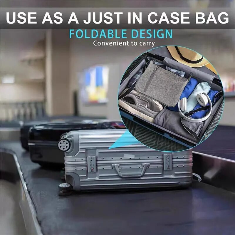 Lielas ietilpības salokāma pārnēsājama sporta un fitnesa soma, bagāžas soma sausai un slapjai atdalīšanai, 65 l ūdensnecaurlaidīga un izturīga