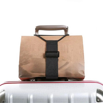 Еластична регулируема каишка за багаж Каишка за носене на багаж Бънджи Колани за багаж Колан за куфар Предпазни ремъци за носене