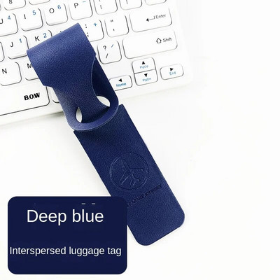 Etichetă pentru bagaje din piele PU pentru bagaje creativă cu gel de siliciu Suport de identificare pentru valiză Etichete de îmbarcare Etichetă portabilă Accesorii de călătorie