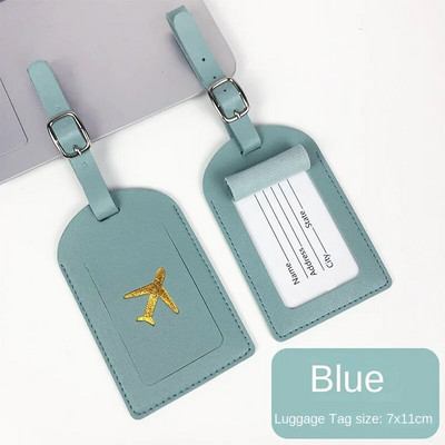 Etichetă pentru bagaje din piele PU pentru bagaje creativă cu gel de siliciu Suport de identificare pentru valiză Etichete de îmbarcare Etichetă portabilă Accesorii de călătorie