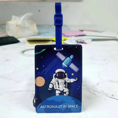 Harta lumii creative Accesorii de călătorie de înaltă calitate Etichetă pentru bagaje Valisă din PU Suport pentru adresă de identificare Etichetă de îmbarcare pentru bagaje Etichetă portabilă