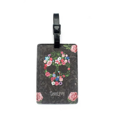 Harta lumii creative Accesorii de călătorie de înaltă calitate Etichetă pentru bagaje Valisă din PU Suport pentru adresă de identificare Etichetă de îmbarcare pentru bagaje Etichetă portabilă