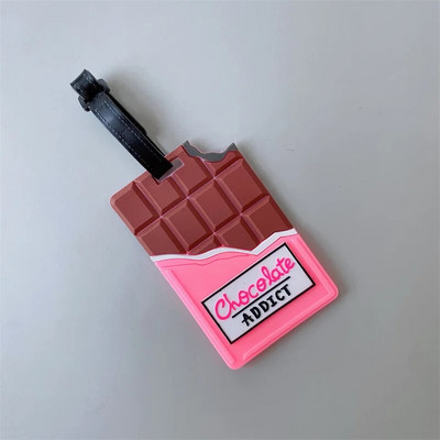 Accesorii de călătorie Etichete creative pentru îmbarcare pentru bagaje Etichetă pentru bagaje cu desene animate cu animale de gel de siliciu Valisă ID-uri Suport etichetă portabilă
