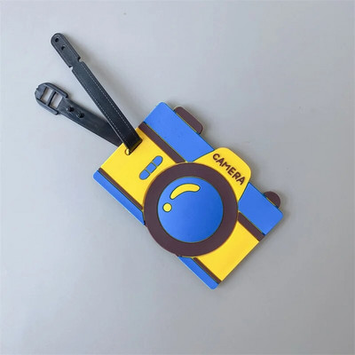 Accesorii de călătorie Etichete creative pentru îmbarcare pentru bagaje Etichetă pentru bagaje cu desene animate cu animale de gel de siliciu Valisă ID-uri Suport etichetă portabilă