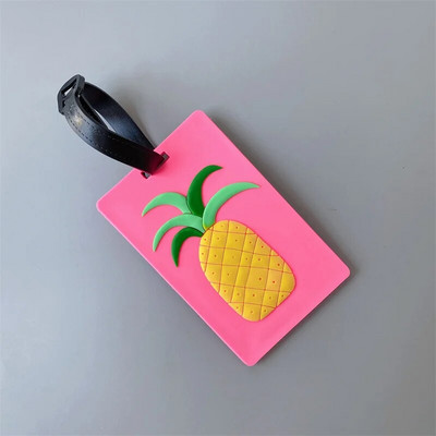 Accesorii de călătorie Etichete creative pentru îmbarcare pentru bagaje Etichetă pentru bagaje cu desene animate cu animale de gel de siliciu Valisă ID-uri Suport etichetă portabilă