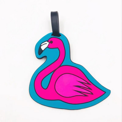 Accesorii de călătorie Etichete creative pentru îmbarcare pentru bagaje Etichetă pentru bagaje cu desene animate cu animale de gel de siliciu Valisă ID-uri Suport etichetă portabilă