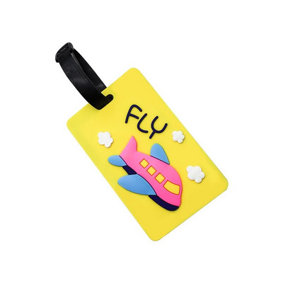 Accesorii de călătorie Etichete creative pentru îmbarcare pentru bagaje Etichetă pentru bagaje cu desene animate cu animale de gel de siliciu Valisă ID-uri Suport etichetă portabilă