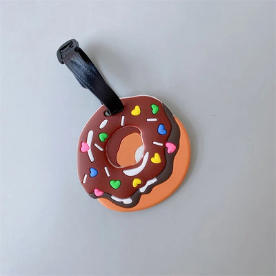 Accesorii de călătorie Etichete creative pentru îmbarcare pentru bagaje Etichetă pentru bagaje cu desene animate cu animale de gel de siliciu Valisă ID-uri Suport etichetă portabilă