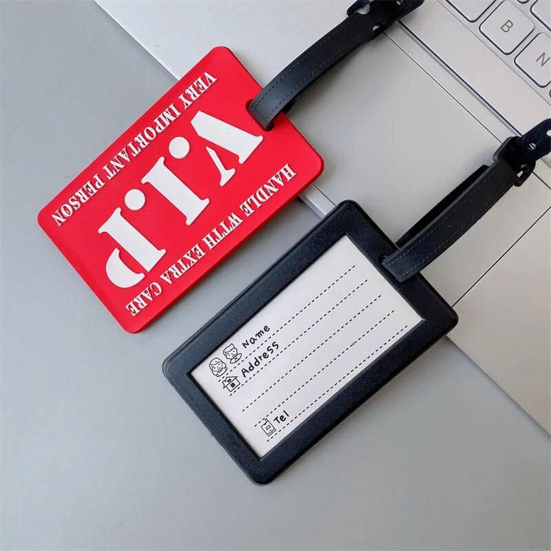 Ceļojumu piederumi Radoši bagāžas iekāpšanas birkas Bagāžas birkas Dzīvnieku karikatūra Silikagela čemodāna ID Adrešu turētājs Pārnēsājama etiķete