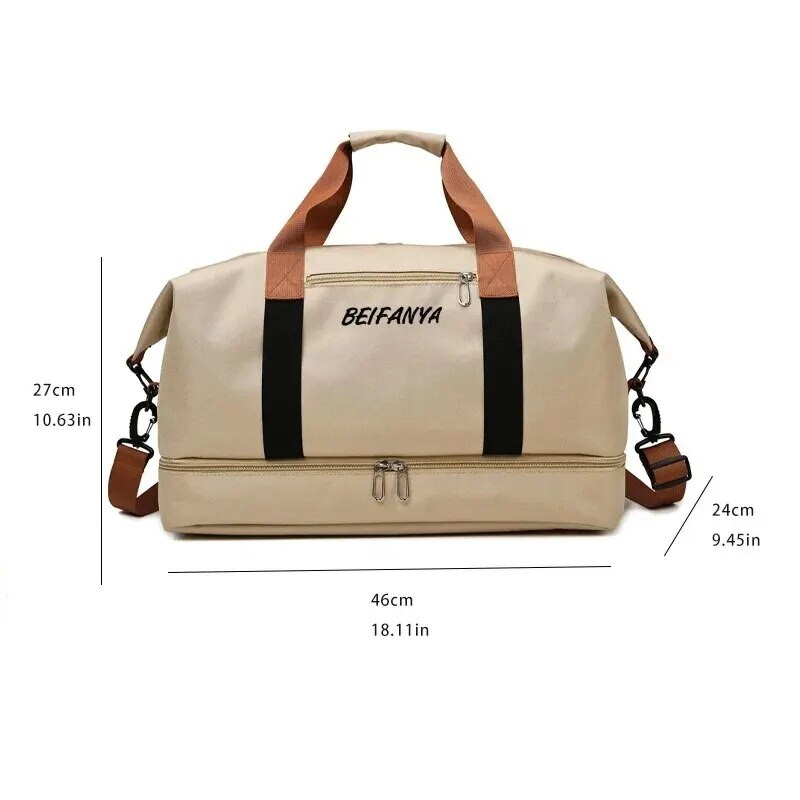 Τσάντα ταξιδιού Μεγάλης χωρητικότητας Τσάντα γυμναστικής και προπόνησης Επιχειρηματική τσάντα αποθήκευσης αποσκευών επιβίβασης