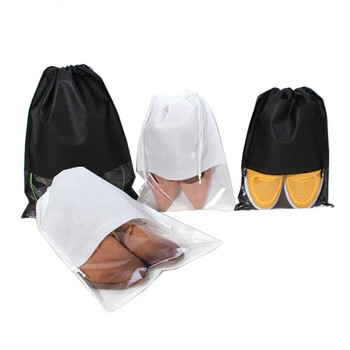 Γυναικεία ανδρικά μη υφαντά υφάσματα με κορδόνια για παπούτσια Τσάντα τσάντα Φορητά παπούτσια ταξιδιού Οργανωτής ρούχων Τσάντες συσκευασίας