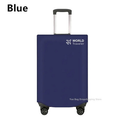 Piemērots 20-30 collu melnam bagāžas pārsega čemodāna aizsargvāciņam bagāžas putekļu futrāļa vākam čemodāna somiņas ceļojumu organizatoram 2#