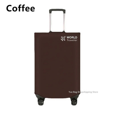 Piemērots 20-30 collu melnam bagāžas pārsega čemodāna aizsargvāciņam bagāžas putekļu futrāļa vākam čemodāna somiņas ceļojumu organizatoram 2#