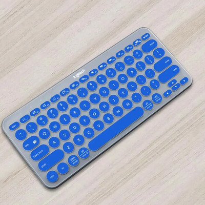 Protector de piele ultrasubțire din silicon pentru tastatură pentru laptop pentru tastatură Logitech K380