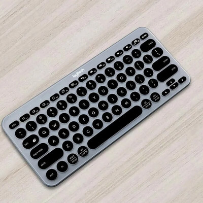 Protector de piele ultrasubțire din silicon pentru tastatură pentru laptop pentru tastatură Logitech K380