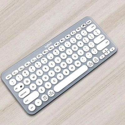 Protector de piele ultrasubțire din silicon pentru tastatură pentru laptop pentru tastatură Logitech K380