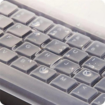 1PC Мек силиконов капак на клавиатурата със 108 клавиша Кожи Универсален капак за клавиатура на настолен компютър Skin Protector Филмово покритие Прахоустойчиво