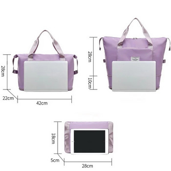 Пътна чанта Жени Мъжки Спортни чанти за гимнастика Пътна чанта Duffle Bag Tote Ръчна чанта Многофункционална чанта за плуване през рамо Messenger Чанти Тренировъчни чанти