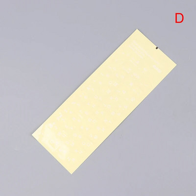 Krievu gluda apaļa 2 krāsu tastatūras uzlīme valoda aizsargplēves izkārtojums pogas burti datora klēpjdatoru piederumi