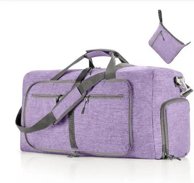 Lielas ietilpības ceļojumu soma 85 l plecu sporta soma sievietēm, ūdensizturīga Oksfordas salokāma liela ceļojumu soma vīriešiem fitnesa bagāžas soma