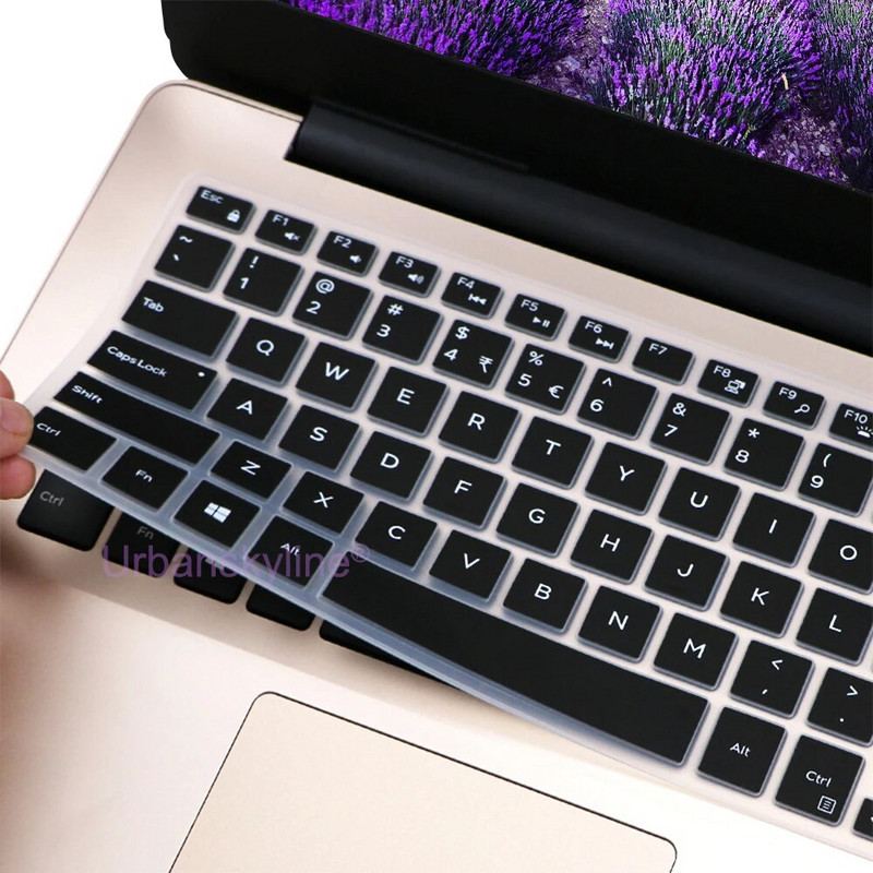 Dell XPS 13 tastatūras vāciņam 9300 9310 9305 9350 9360 9365 9370 9380 9575 7390 Protector Skin Case Klēpjdatora piederumi Silikona