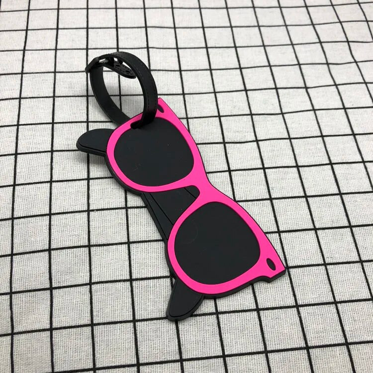 eTya Γυναικείες άντρες Φρούτα καρτούν αποσκευές Ετικέτες Silica Gel Βαλίτσα ID Διεύθυνση Ετικέτα Θήκη αποσκευών Επιβίβαση Ετικέτες Αξεσουάρ ταξιδιού