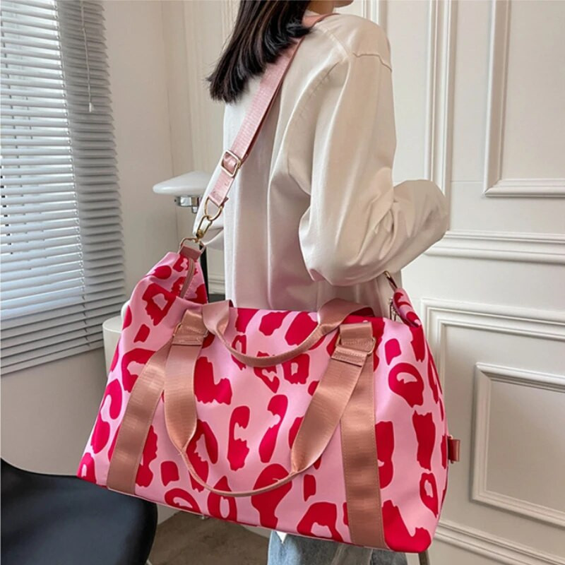 Sieviešu ceļojumu somas Plecu soma Liela daudzfunkcionāla meitenēm Sievietēm liela ietilpība sporta glabāšanai fitnesa rokassoma