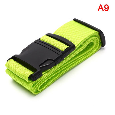 1buc 2m curea de bagaje reglabilă cu centură încrucișată ambalare valiză de călătorie curea cu cataramă cu blocare din nailon Curele pentru bagaje Accesorii pentru geanta de camping